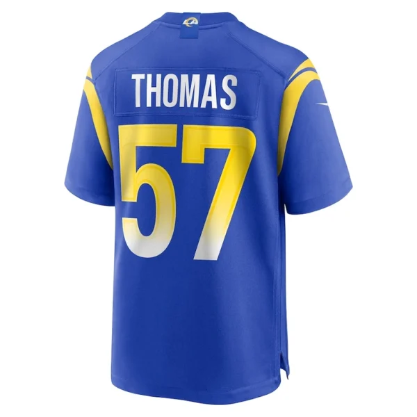 Zachary thomas los angeles rams nike team game jersey Royal L