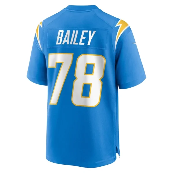 Zack bailey los angeles chargers nike player game jersey Powder blue L