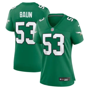 Zack baun philadelphia eagles nike womens alternate game jersey Kelly green