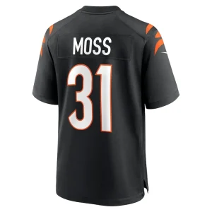 Zack moss cincinnati bengals nike game jersey Black L