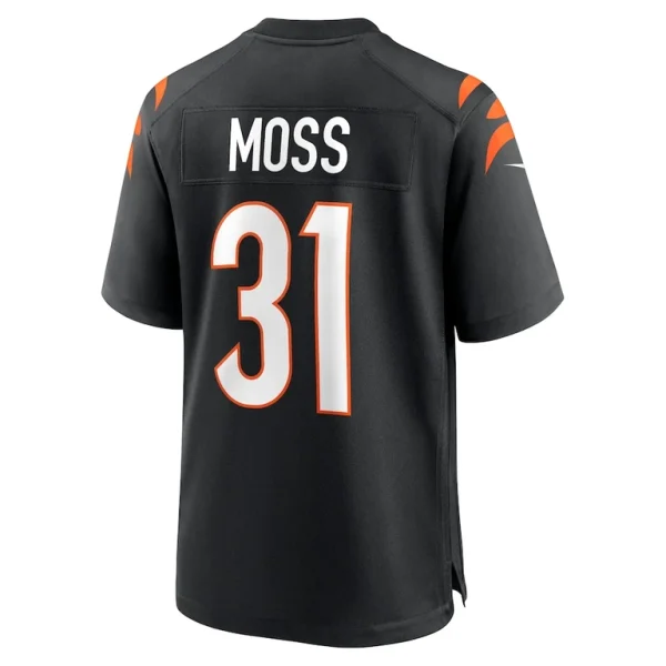 Zack moss cincinnati bengals nike game jersey Black L