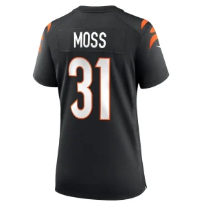 Zack moss cincinnati bengals nike womens game jersey Black L