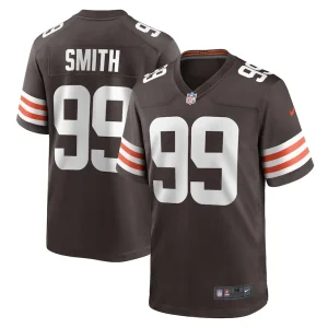 Zadarius smith cleveland browns nike team game jersey Brown