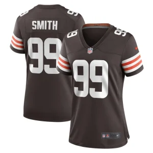 Zadarius smith cleveland browns nike womens team game jersey Brown