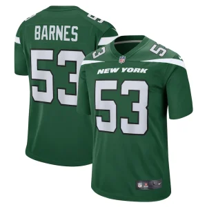 Zaire barnes new york jets nike game jersey Gotham green