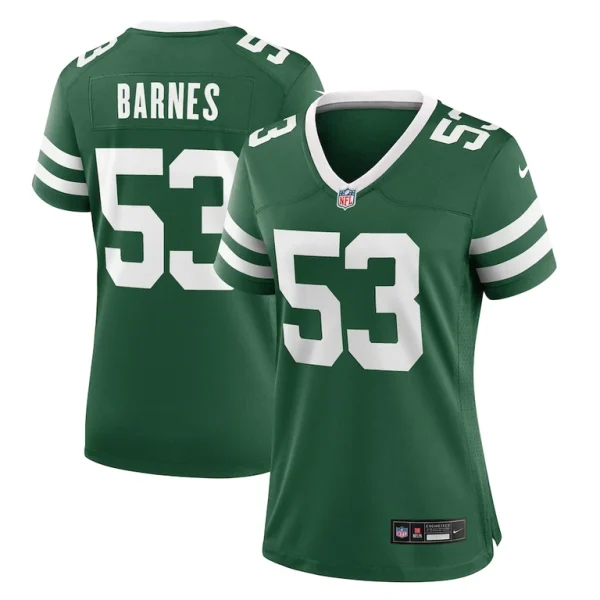 Zaire barnes new york jets nike womens team game jersey Legacy green