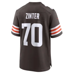 Zak zinter cleveland browns nike team game jersey Brown L