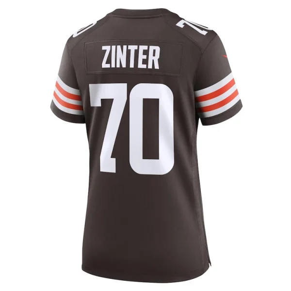 Zak zinter cleveland browns nike womens game jersey Brown L