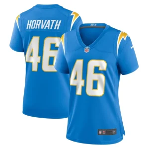 Zander horvath los angeles chargers nike womens game jersey Powder blue