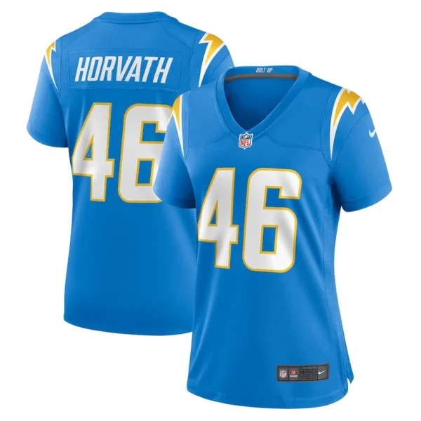 Zander horvath los angeles chargers nike womens game jersey Powder blue
