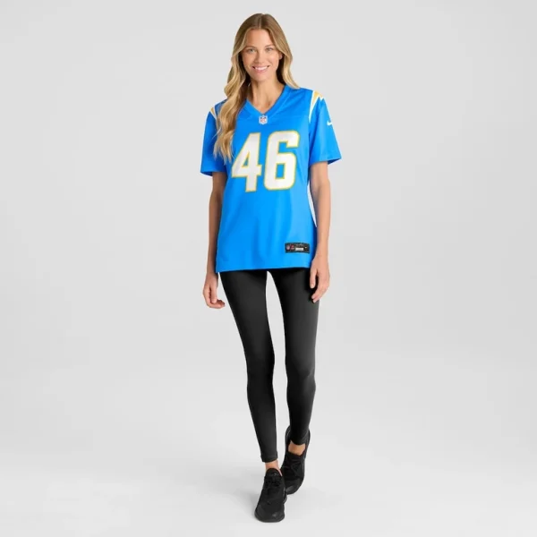 Zander horvath los angeles chargers nike womens game jersey Powder blue XL