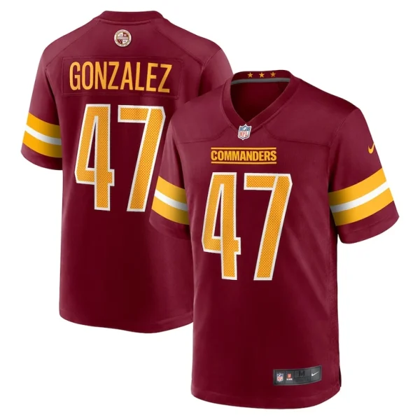 Zane gonzalez washington commanders nike game jersey Burgundy