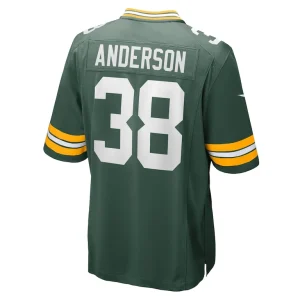 Zayne anderson green bay packers nike team game jersey Green L