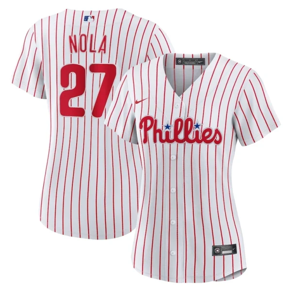 Aaron nola philadelphia phillies nike womens home replica jersey White