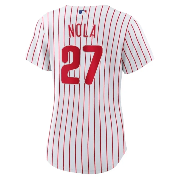 Aaron nola philadelphia phillies nike womens home replica jersey White L