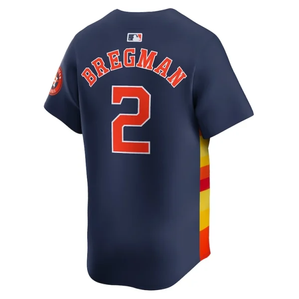 Alex bregman houston astros nike alternate limited player jersey – navy Multi M