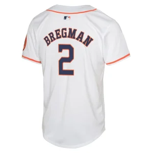 Alex bregman houston astros nike youth home limited jersey – white Multi Yth L