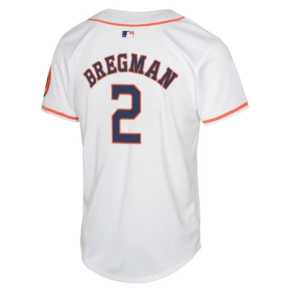 Alex bregman houston astros nike youth home limited jersey – white Multi Yth L
