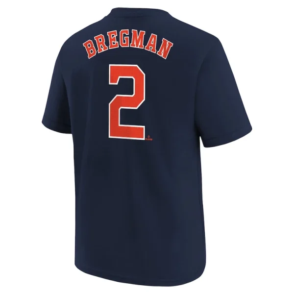 Alex bregman houston astros nike youth home player name number t shirt Navy Yth L