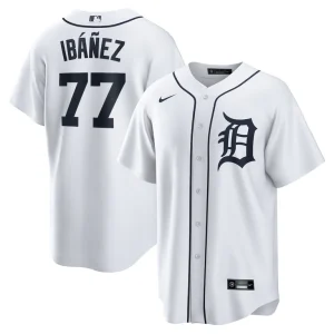 Andy ibanez detroit tigers nike home replica jersey White