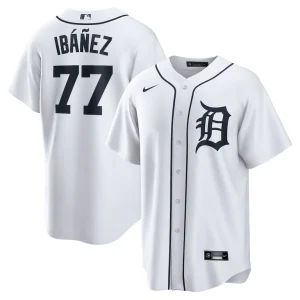 Andy ibanez detroit tigers nike home replica player jersey White