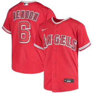 Anthony rendon los angeles angels nike youth alternate replica player jersey Red