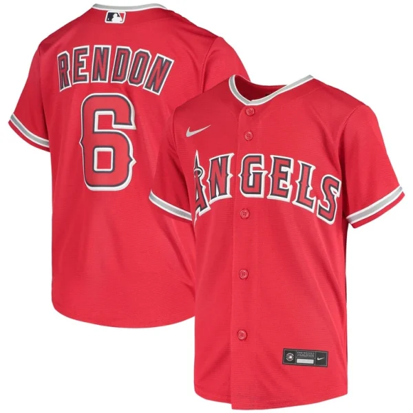 Anthony rendon los angeles angels nike youth alternate replica player jersey Red