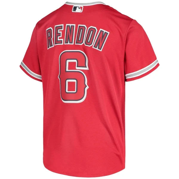 Anthony rendon los angeles angels nike youth alternate replica player jersey Red Yth L