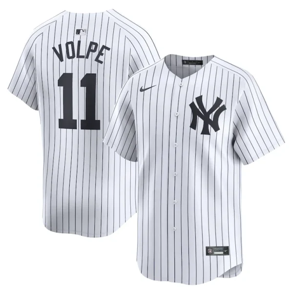 Anthony volpe new york yankees nike home limited player jersey White