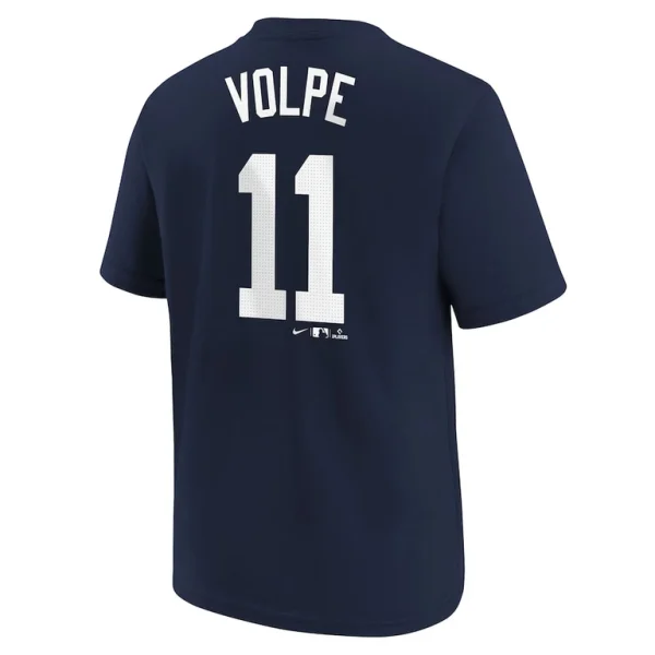 Anthony volpe new york yankees nike youth player name number t shirt Navy Yth L