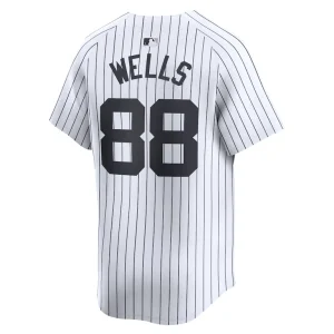 Austin wells new york yankees nike home limited player jersey White L