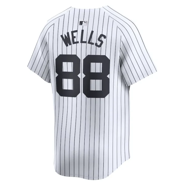 Austin wells new york yankees nike home limited player jersey White L