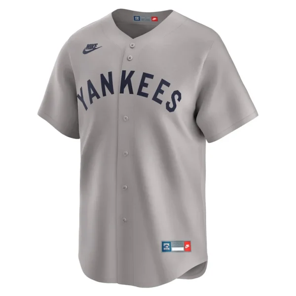 Babe ruth new york yankees nike throwback cooperstown collection limited jersey Gray M