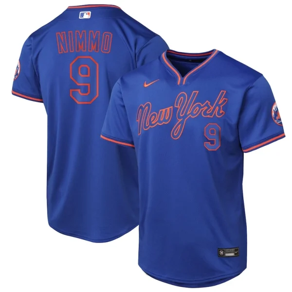 Brandon nimmo new york mets nike youth alternate limited player jersey Royal