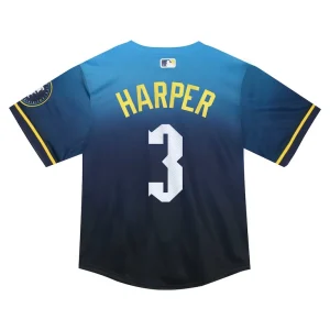 Bryce harper philadelphia phillies nike infant 2024 city connect limited player jersey Blue 24 MO