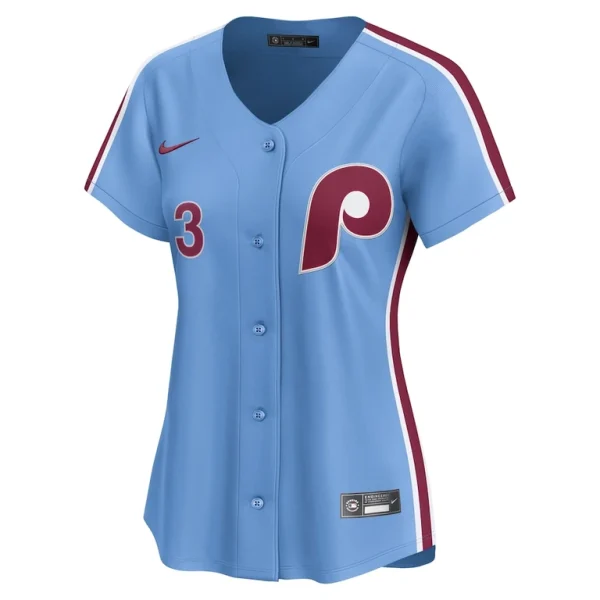 Bryce harper philadelphia phillies nike womens alternate limited jersey – light blue Multi M