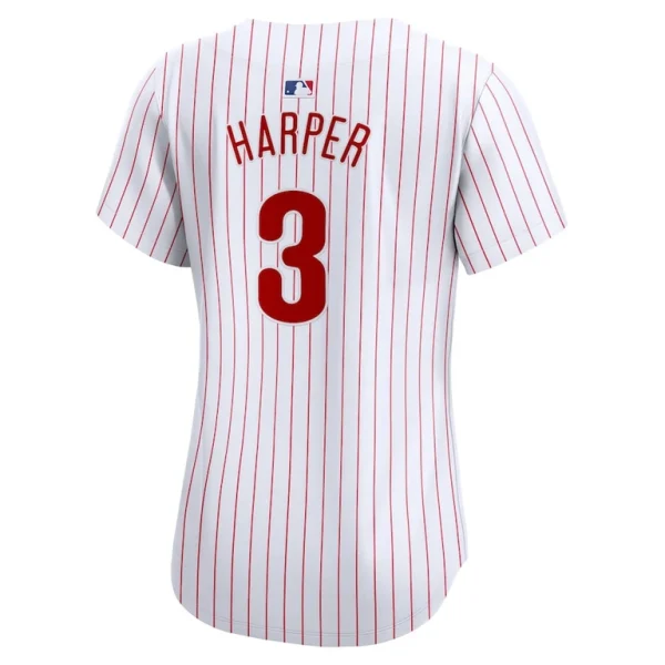 Bryce harper philadelphia phillies nike womens home limited player jersey White L