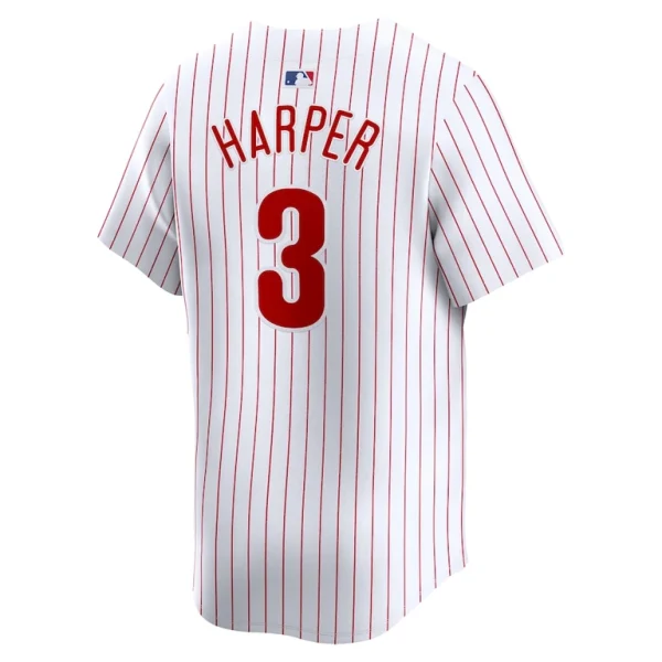 Bryce harper philadelphia phillies nike youth home limited player jersey White Yth L