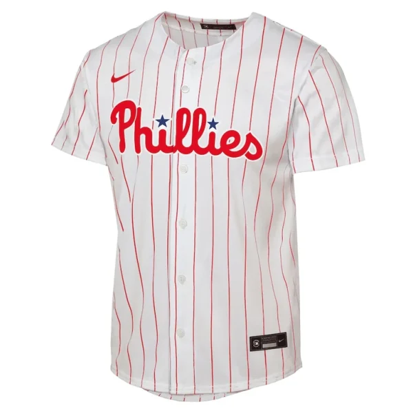 Bryce harper philadelphia phillies nike youth home replica player jersey White Yth M