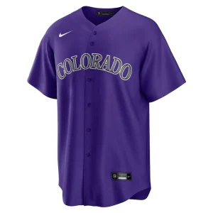 Charlie blackmon colorado rockies nike alternate replica player name jersey Purple M