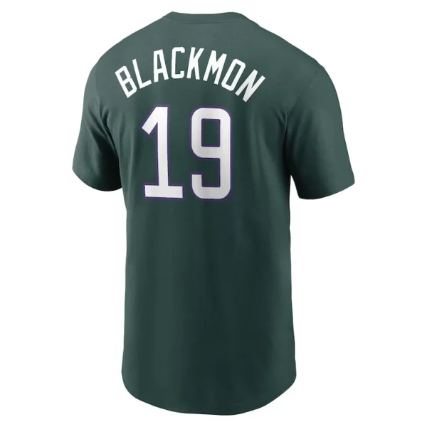 Charlie blackmon colorado rockies nike city connect name number t shirt Green L