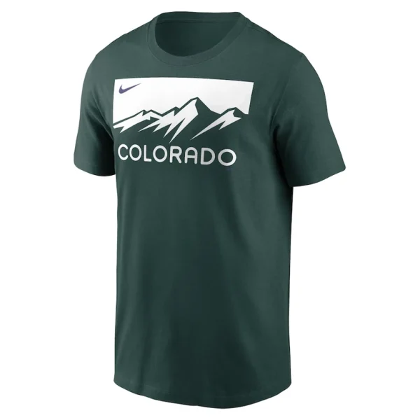 Charlie blackmon colorado rockies nike city connect name number t shirt Green M