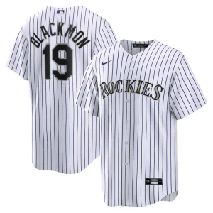 Charlie blackmon colorado rockies nike home replica player name jersey White
