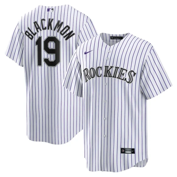 Charlie blackmon colorado rockies nike home replica player name jersey White