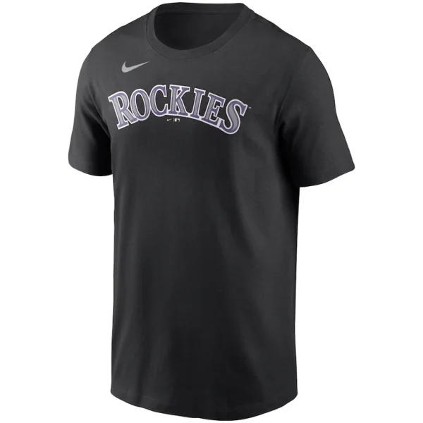 Charlie blackmon colorado rockies nike name number t shirt Black M