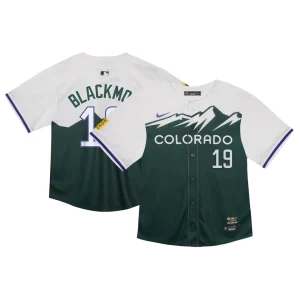 Charlie blackmon colorado rockies nike toddler city connect limited player jersey Green