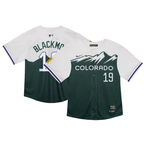 Charlie blackmon colorado rockies nike toddler city connect limited player jersey Green