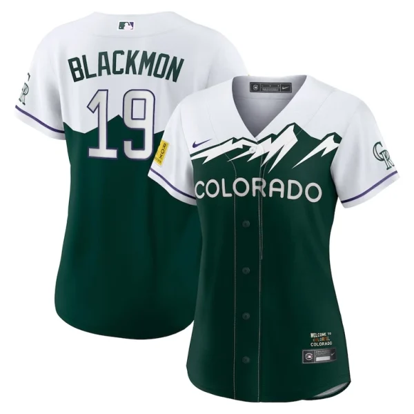Charlie blackmon colorado rockies nike womens 2022 city connect replica player jersey White