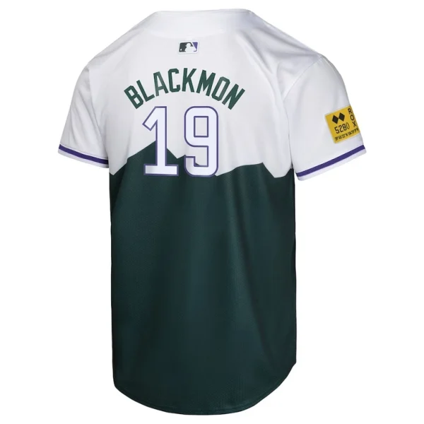 Charlie blackmon colorado rockies nike youth city connect limited player jersey Green Yth L