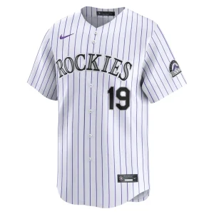 Charlie blackmon colorado rockies nike youth home limited player jersey White Yth M